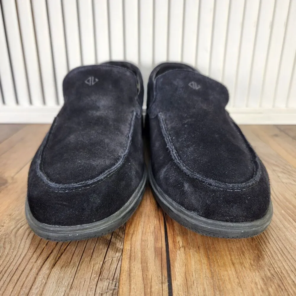 Amberjack The Loafer Mens Size 10 M Black Suede Slip On Loafers Shoes Casual